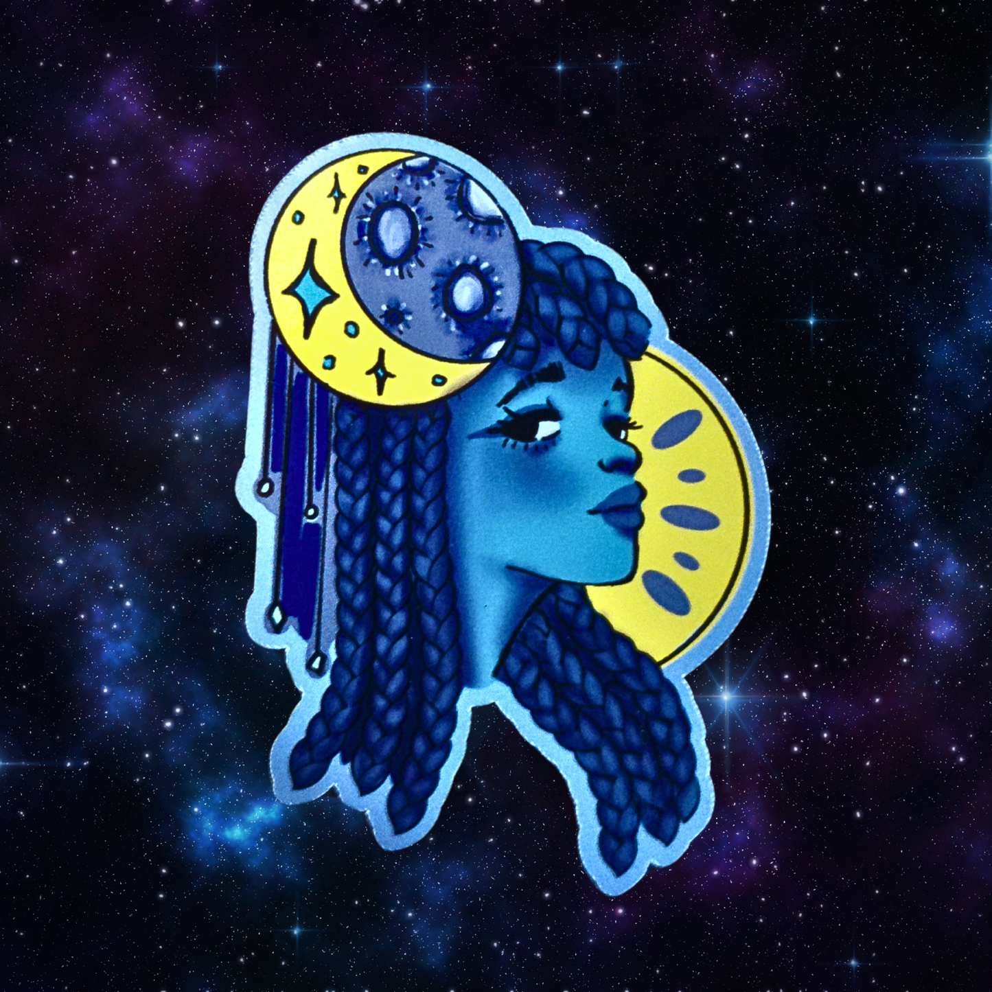 Moon Goddess Sticker