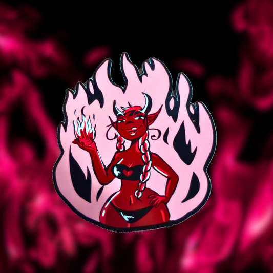 Hellfire Succubus Sticker