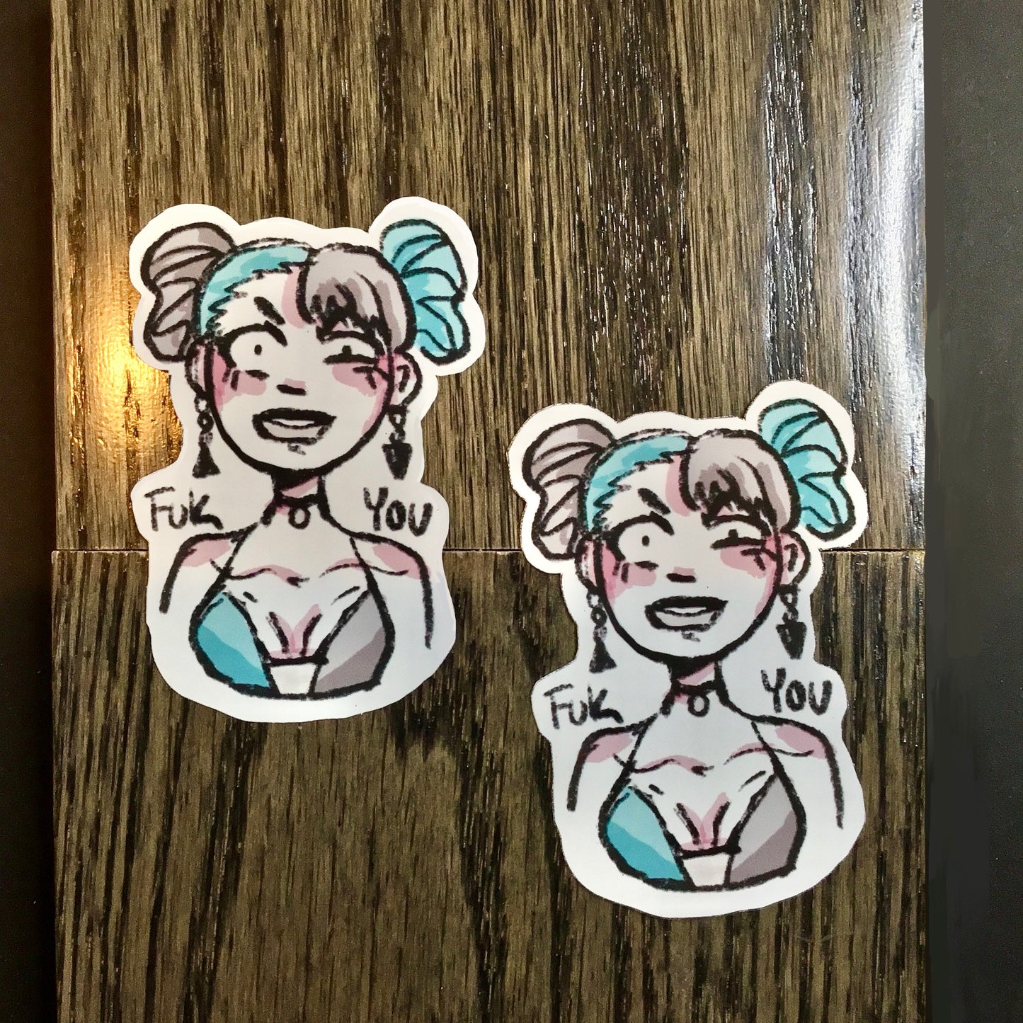 Fuk You Sticker - BreeBunny