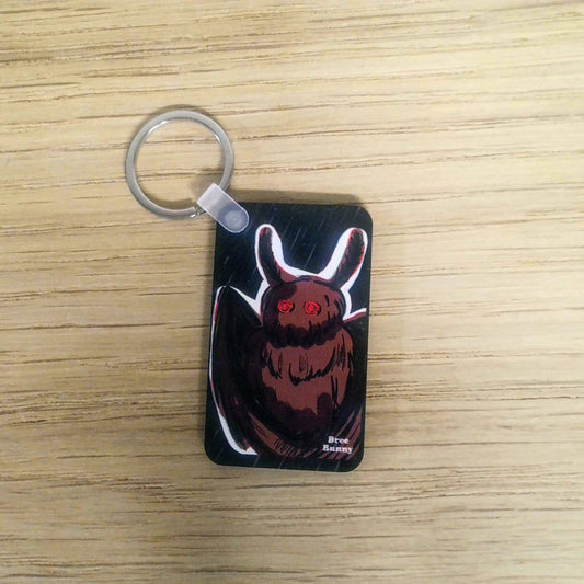 Mothman keychain